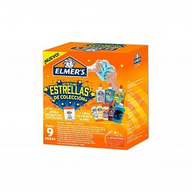 KIT ELMERS SLIME ESTRELLAS DE COLECCION X 9 PIEZAS (2190602)