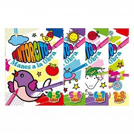 LIBRO INFANTIL CYPRES PINTORCITOS MANOS A LA OBRA V/MODELOS