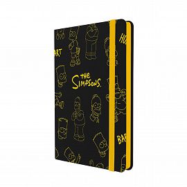 CUADERNO MOOVING NOTES SIMPSONS A5  X 80 HJS RAYADO (1246196)