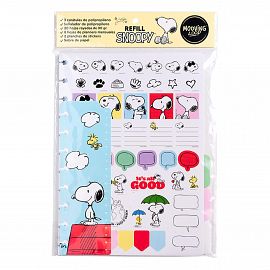 SET REPUESTOS P/CUADERNO MOOVING LOOPS SNOOPY CARTA (1714134)