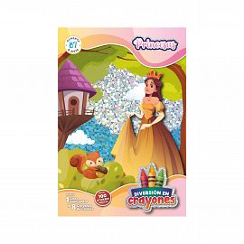 SET 87 DIVERSION EN CRAYONES PRINCESAS (3708)