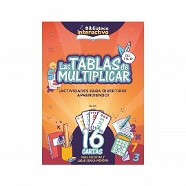 LIBRO ACTIVIDADES 87 BIBLIOTECA INTERACTIVA TABLAS DE MULTIPLICAR (3395)