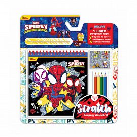 SET VERTICE SCRATCH SPIDEY Y FRIENDS (5934)