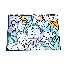 CALENDARIO MOOVING FLORAL 35 X 25 CM. (1420241)