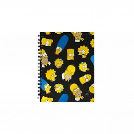 CUADERNO MOOVING 16/21 T. DURA X 80 HJS RAYADO SIMPSONS