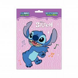 SET VERTICE PINTA Y PEGA STITCH LILA (6083)