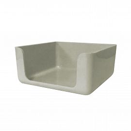 CUBO PORTAPAPELES PIZZINI DE ACRILICO 9 X 9 CM. P/ 500 HJS. V/COLORES
