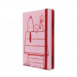 CUADERNO MOOVING NOTES SNOOPY A5  X 80 HJS RAYADO (1246134)