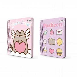CUADERNO MOOVING PREMIUM 1/2 OFICIO PUSHEEN X 96 HJS RAYADO (1231207)