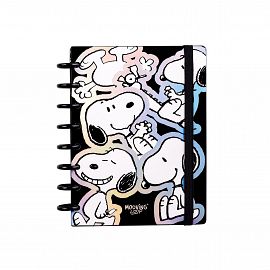 CUADERNO MOOVING LOOPS SNOOPY A5 X 80 HJS RAYADO (1721134)