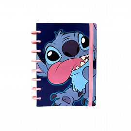 CUADERNO MOOVING LOOPS STITCH A5 X 80 HJS RAYADO (1721244)