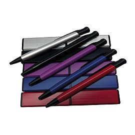 BOLIGRAFO CONSUL ALUMINIO RT 6006 TINTA NEGRA COLORES SURTIDOS (REP SL)
