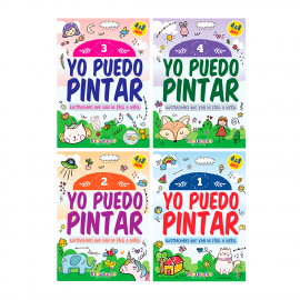 LIBRO TRIPULANTE P/ COLOREAR YO PUEDO PINTAR V/MODELOS X 16 PGS.