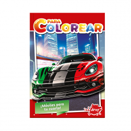 LIBRO INKDROP P/ COLOREAR AUTOS X 16 PGS. (566258)