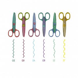 TIJERA IBI CRAFT ARTISTICA 13,5 CM CORTE CON FORMA V/MODELOS