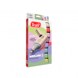RESALTADOR TRABI HIGH TEXTER MORANDI 3 BLISTER X 8 U.