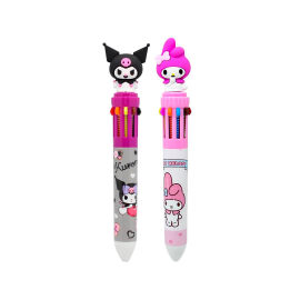 BOLIGRAFO CRESKO C/FIGURIN 10 COLORES EN 1 KUROMI/MY MELODY SR500