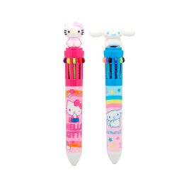 BOLIGRAFO CRESKO C/FIGURIN 10 COLORES EN 1 HELLO KITTY/CINNAMOROLL SR499