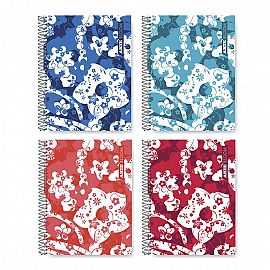 CUADERNO ARTE BLOOM 16/21 X 80 HJS. RAYADO (331141)