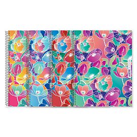 CUADERNO ARTE BLOOM 29/7 X 80 HJS. CUADRICULADO