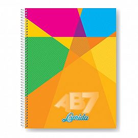 CUADERNO LAPRIDA AB7 21/27 C/ESPIRAL X 100 HJS. RAYADO (627001)