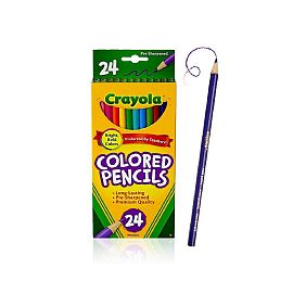 LAPICES DE COLORES CRAYOLA X  24 LARGOS