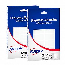 ETIQUETA COMERCIAL AVERY LISA V/MODELOS